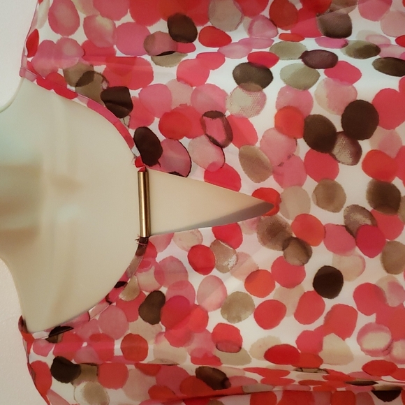 Zac & Rachel sheer blouse with a camisole.  2 pc. set. Size L. Like new conditio - Picture 2 of 6